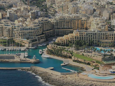 Foto aerea de San Julián, Malta