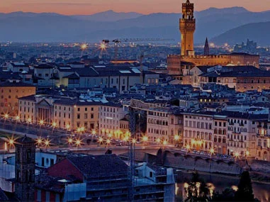 Foto aérea de Florencia, Italia
